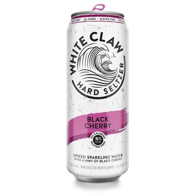 White Claw Black Cherry Hard Seltzer - 19.2 fl oz Can