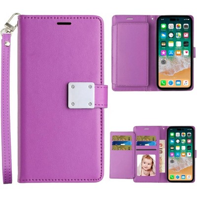 Entronix Case Compatible with Galaxy S25 Ultra - Foldable Leather Wallet, Card Holder & Lanyard