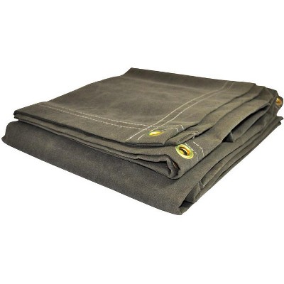 Foremost Dry Top 8 ft. W X 10 ft. L Heavy Duty Canvas Tarp Olive