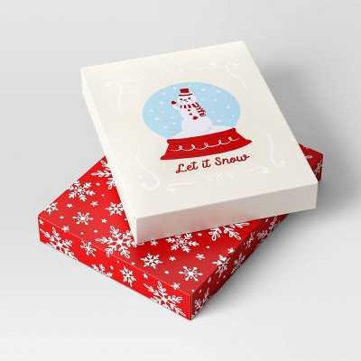 2ct Christmas Garment Box Snowman and Snowflakes - Wondershop™
