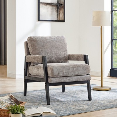 NicBex Accent Chair Modern Armchair Upholstered Living Room Chair Comfy Chair Lounge Chair with Wood Legs for Reading Room