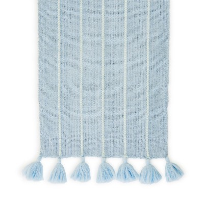 Jollity & Co. - Wedgewood Tassel Table Runner - Pack of 1 Fabric Runner
