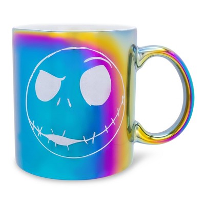 Silver Buffalo Disney The Nightmare Before Christmas Jack Skellington Electroplated Ceramic Mug