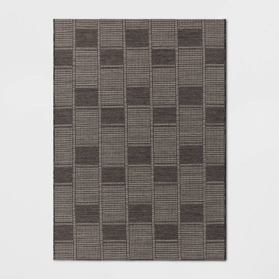 Checkered Bricks Rectangular Woven Outdoor Area Rug - Threshold™