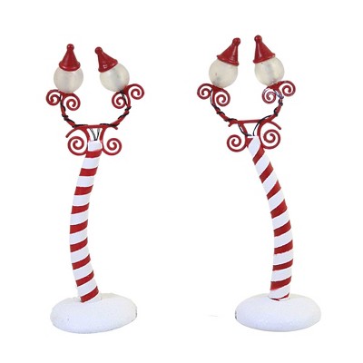Department 56 Accessory 5.0 Inch Christmas Town Street Lights , Nightmare Before Christmas (2PC)