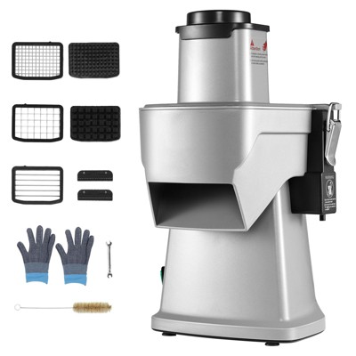 VEVOR Electric Vegetable Slicer, 4 in 1 Multifunctional Food Cutter, 200W Vegetable Chopper for Slicing Shredding Dicing and Slitting