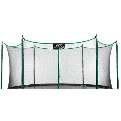 Upper Bounce Trampoline Safety Enclosure Net, Fits 15 FT Round Frame using 6 Poles, Adjustable Straps - Installs Inside of Frame - Net Only