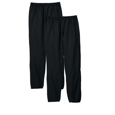 Hanes EcoSmart Men's Fleece Sweatpants, Value 2-Pack, 32"
