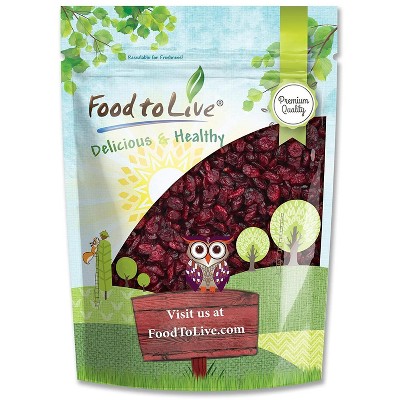 Dried Cranberries - by Food To Live