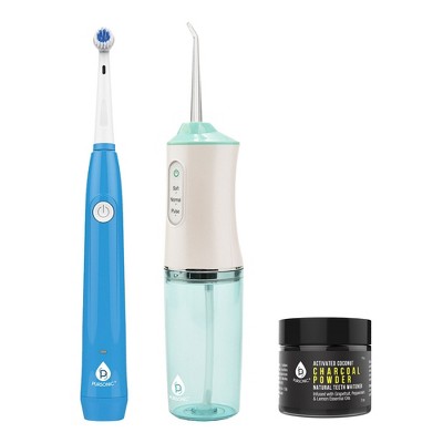 Pursonic Bundle Title: Complete Dental Care Power Pack - Electric Toothbrush, Water Flosser & Whitening Powder