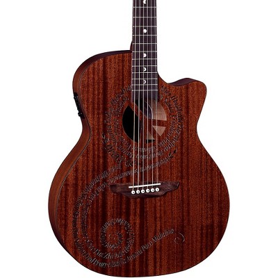 Luna Gypsy Maluhia Grand Concert Acoustic-Electric Guitar Natural