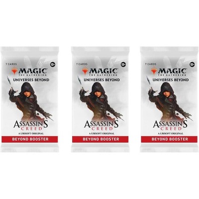 MAGIC THE GATHERING 3 Packs MTG Beyond Booster Pack Lot Universes Beyond Assassins Creed