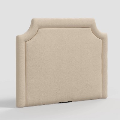 Twin Charlie Notched Border Stick-on-the-Wall Headboard USB - Threshold™