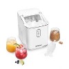 Cuisinart 26lb Compact Bullet Countertop Ice Cube Maker White: 1-Year Warranty, 2 Ice Sizes, 26lb Daily Production - 2 of 4