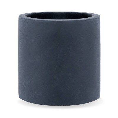 Rosemead Home & Garden, Inc. Weathered Concrete Outdoor Planter Pot Black