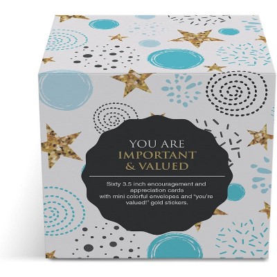 Dessie 60 Inspirational Mini Cards with You Are Important Motivational Message 3.5 3.5