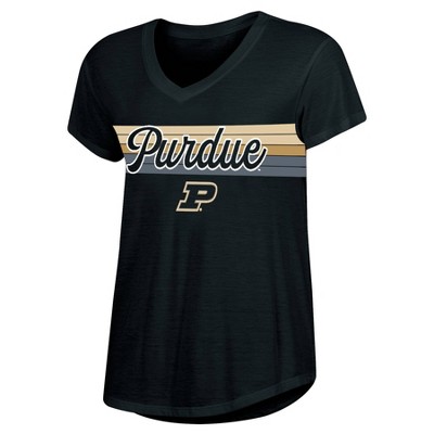 NCAA Purdue Boilermakers Women's V-Neck T-Shirt