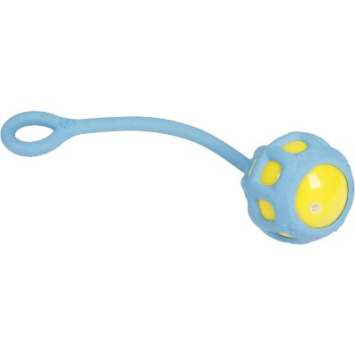 Pet Life Tug-O-Warp Fetching Tugging and Chew Squeaking TPR Dog Toy