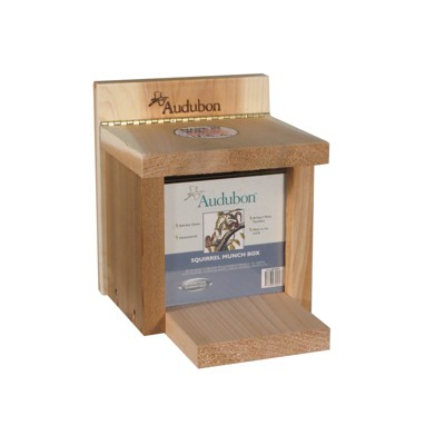 Audubon Wild Bird 4 pt Cedar Squirrel Feeder Critter Feeder 2 ports (Case of 2)