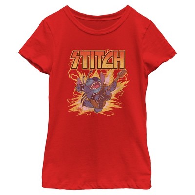 Girls Lilo & Stitch On Stage T Shirt