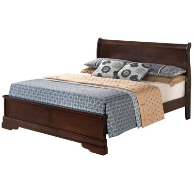 Queen Size Platform Bed with Headboard for Bedroom