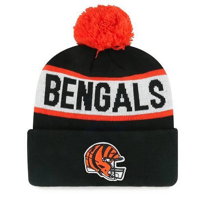 NFL Cincinnati Bengals Full Blitz Knit Beanie: Sports Team Logo, Adult One Size
