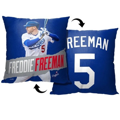 MLB Los Angeles Dodgers Freddie Freeman Throw Pillow 18x18 Inches