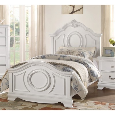 Full Size Wooden Platform Bed with Headboard for Bedroom