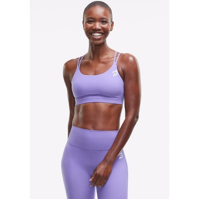 Peloton Women's Cadent Strappy Elevate Bra, Purple Haze