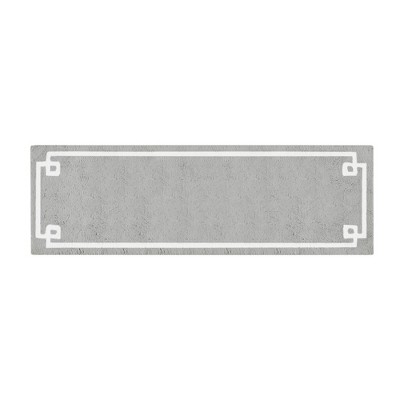 Geometric Cotton Tufted Bath Rug
