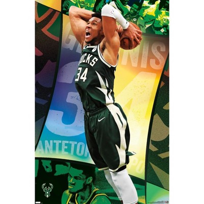 Trends International NBA Milwaukee Bucks - Giannis Antetokounmpo 21 Unframed Wall Poster Prints