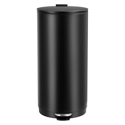 8 Gallon / 30L Stainless Steel Trash Can with Soft-Close Lid - Foot Pedal Garbage Bin.Removable Inner Bucket