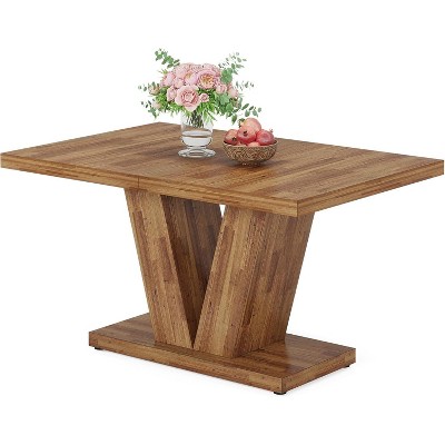 Tribesigns 47.24-Inch Farmhouse Wooden Dining Table