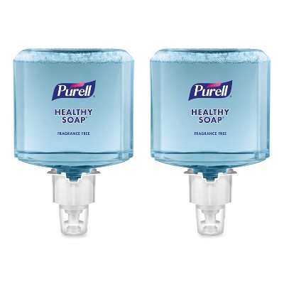 PURELL HEALTHY SOAP Gentle and Free Foam Refill, For ES4 Dispensers, Fragrance-Free, 1,200 mL, 2/Carton