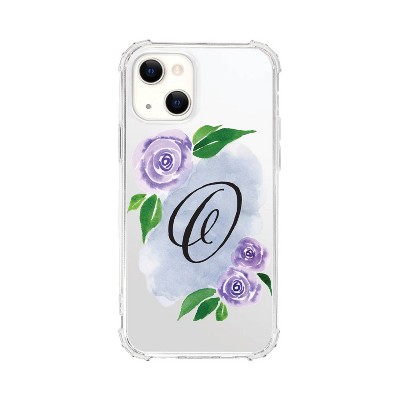OTM Essentials iPhone 15 Plus/iPhone 14 Plus Monogram Clear Case: Classic Floral TPU