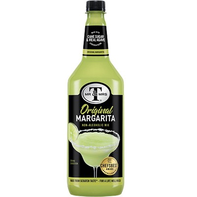 Mr & Mrs Margarita Mix, 1L Bottle – Premium Cocktail Mixer for Margarita Mix, Ready to Use