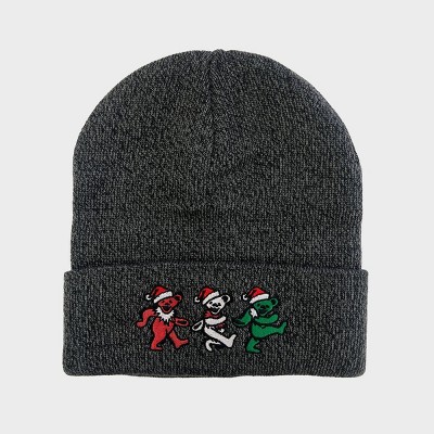 Men's Grateful Dead Holiday Beanie - Charcoal Gray