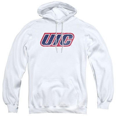 University of Illinois Chicago Official Distressed Primary Adult Pull-Over Hoodie