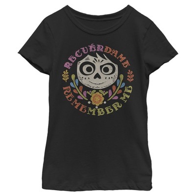 Girl's Coco Remember Me Miguel Emblem T-Shirt