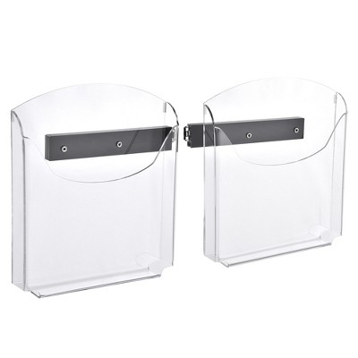 WinSpin Brochure Holder for Dual Use Prize Wheel Clear Acrylic Display Stand Tradeshow