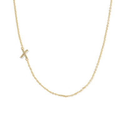 Kendra Scott 14K Gold Over Brass Mini Initial Pendant Necklace