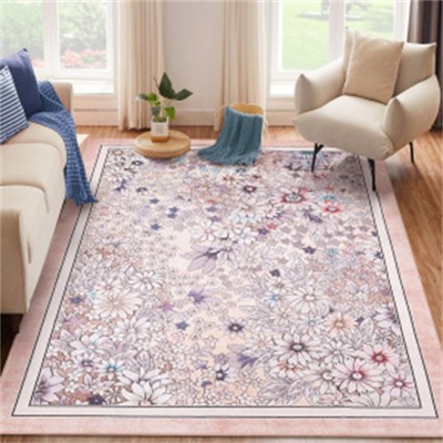 Fulvari Area Rug,Rugs for Living Room & Bedroom,Bohemian Washable Rug with TPR Gripper,Recycled Polyester Low-Pile Pet & Kid Safe