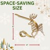 Split P Jumping Deer Stocking Hanger - Set of 2 - 2 of 4