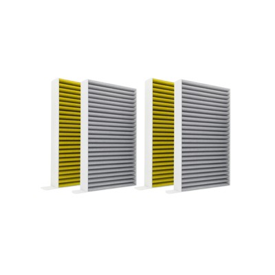 Nispira Cabin Air Filter Replacement Activated Carbon For Tesla Model 3 (2017-2021) / Model Y (2020-2021) Part 1107681-00-A CP68. 4 Packs