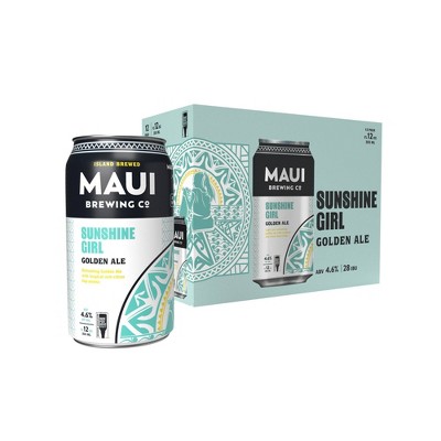 Maui Brewing Sunshine Girl Golden Ale - 12pk/12 fl oz Cans