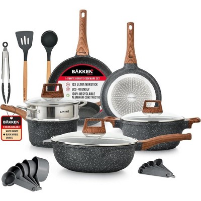 Bakken- Swiss 14-Piece Kitchen Cookware Set