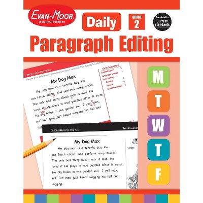 Daily Paragraph Editing, Grade 2 Teacher Edition - by  Evan-Moor Educational Publishers (Paperback)