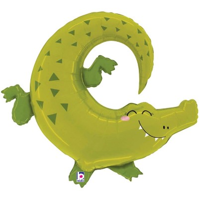 LoonBalloon 34 inch JUNGLE Party ALLIGATOR Balloon