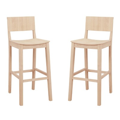 Set of 2 30" Elizabeth Solid Wood Barstools - Linon