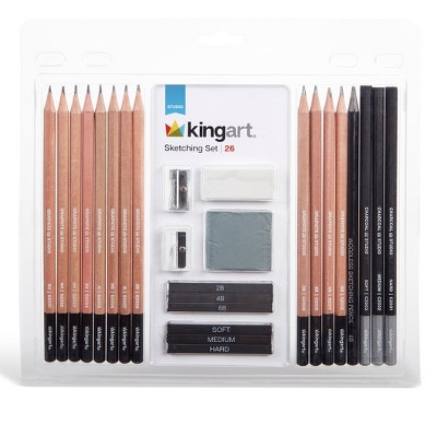 KINGART Sketch & Draw Set 26 pc